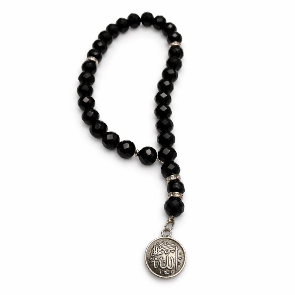 Givana classic prayer beads (Subha) with wooden or gemstone strands for meditation and spiritual practice.