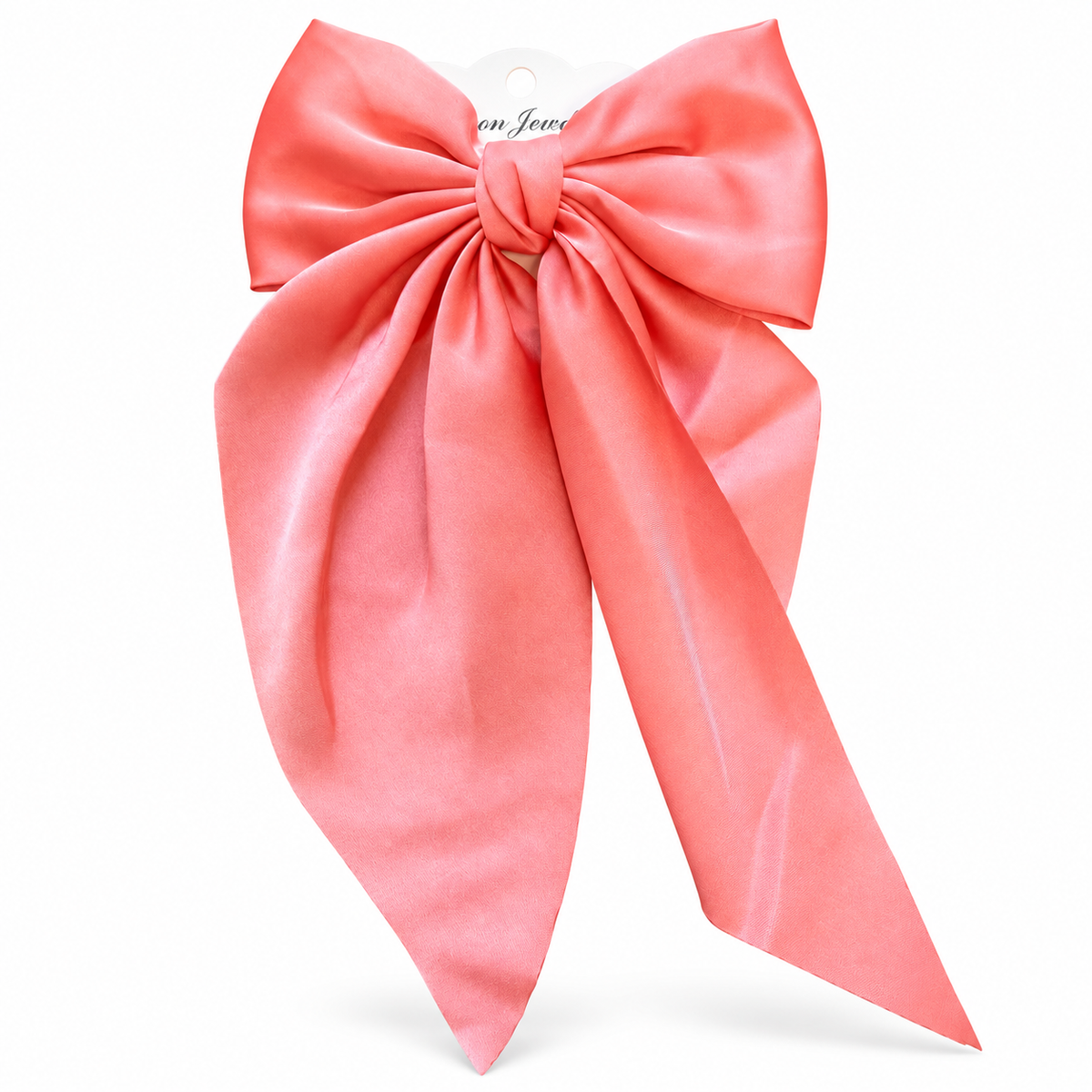 Oversized Satin Bow Hair Clip
