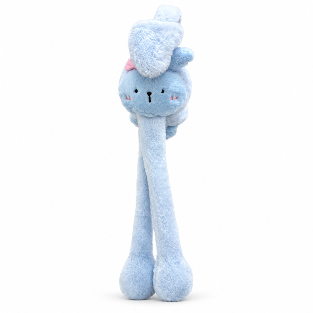 Bunny Moving Ears Plush Earmuffs – 4 Colors