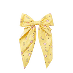 Givana patterned ribbon elastic hair tie with colorful floral design and stretchable elastic band for securing hair.