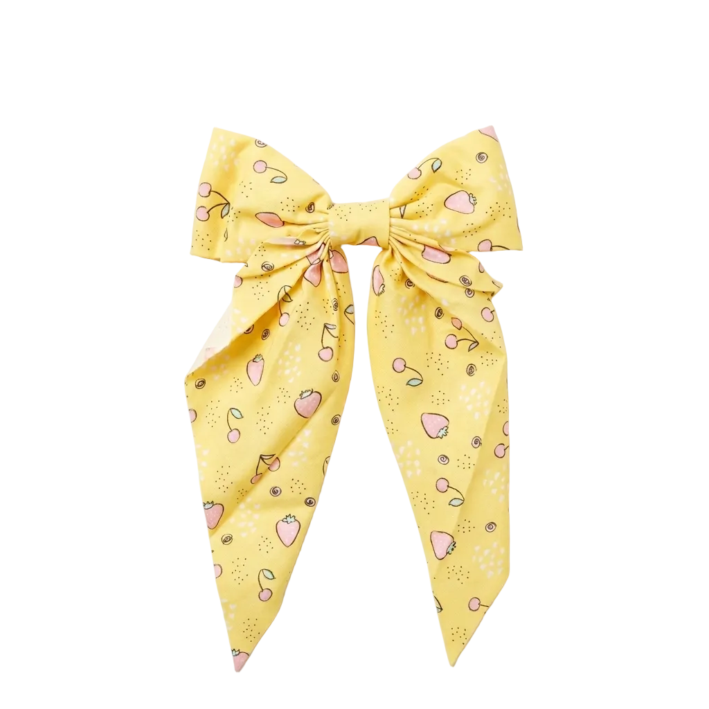 Givana patterned ribbon elastic hair tie with colorful floral design and stretchable elastic band for securing hair.