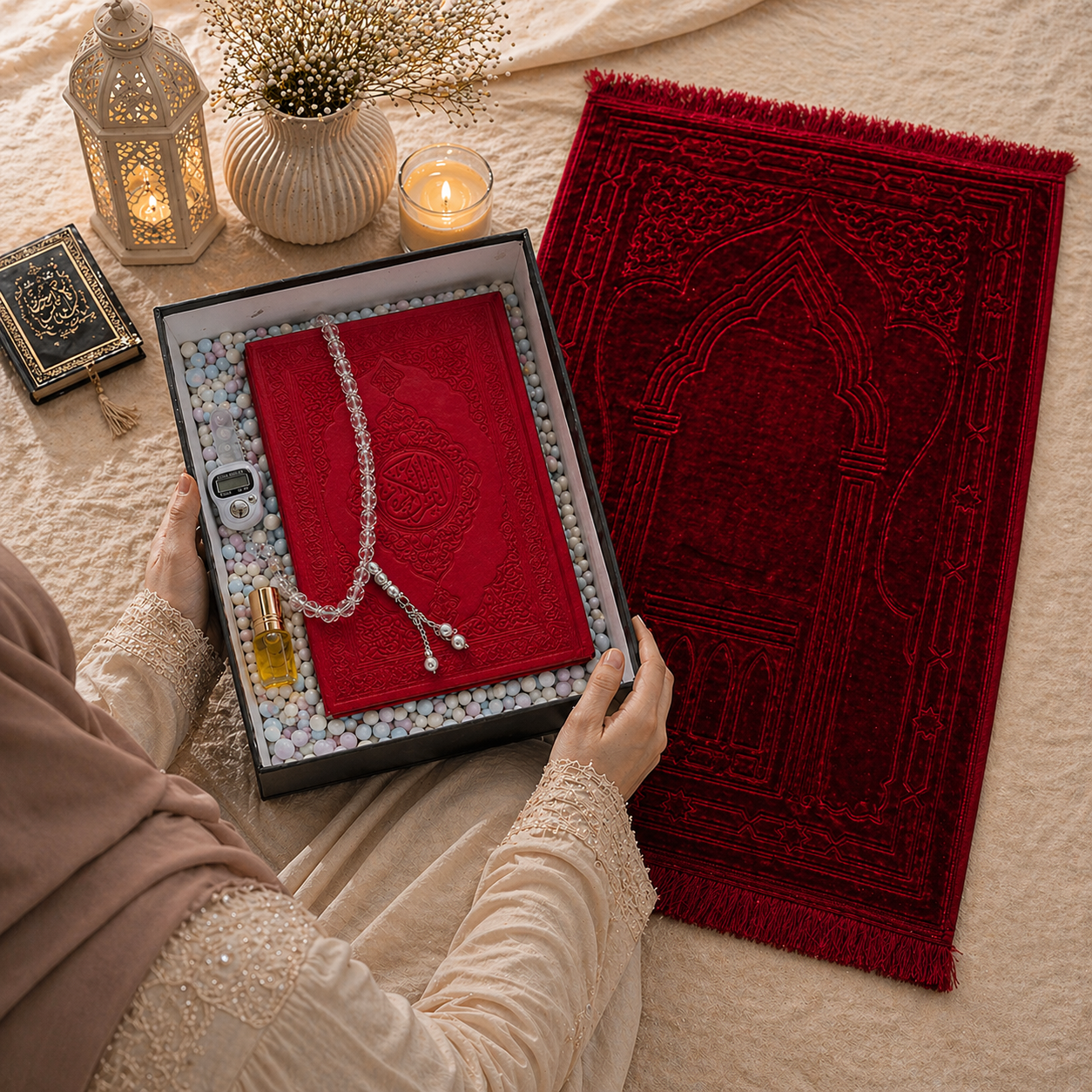 Classic Red Islamic Gift Box🌹