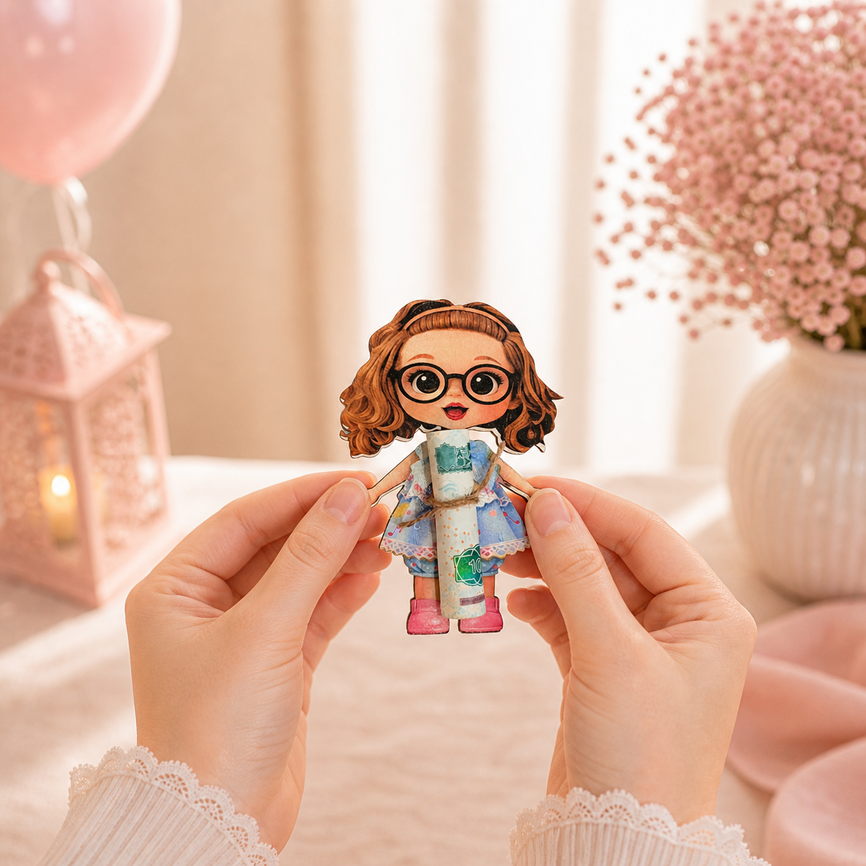 Eidiya Surprise Card – Cute Girl Edition 🩷