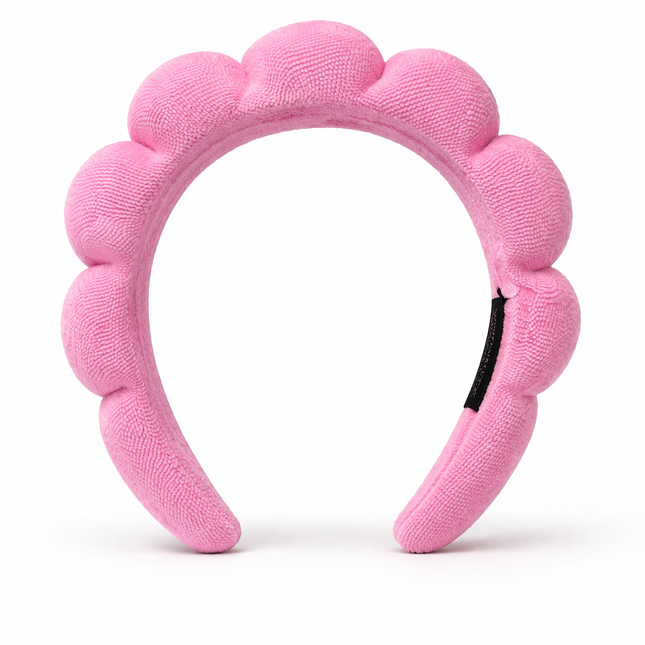 Givana Puffy Spa Skincare Headband in soft, plush fabric, designed to keep hair away from face during skincare routines.