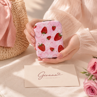 مرآة جيب بالفراولة 🍓✨