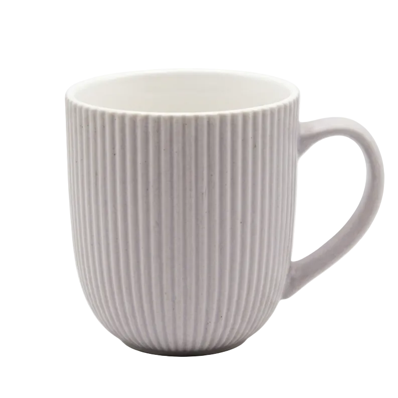 Givana minimalist mug with clean design, white ceramic surface, and smooth handle, perfect for modern coffee or tea enjoyment.
