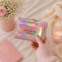 Iridescent Dream Wallet 🤍— Mini Glow Edition ✨