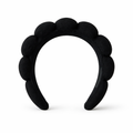 Givana Puffy Spa Skincare Headband in soft plush fabric, designed to keep hair away during skincare and facial treatments.
