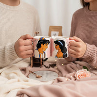 Magic Love Couple Mugs – Aladdin & Jasmine 💖