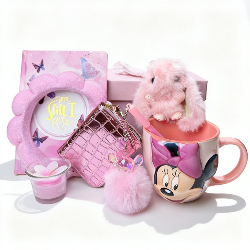 Mini Mega Mug Gift Box – 7 Pink Surprises 🎀