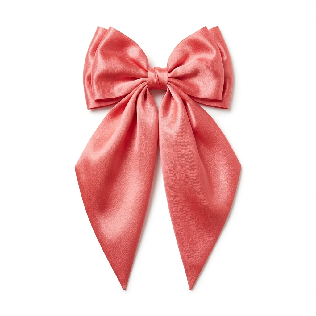 Givana elegant satin ribbon bow hair clip with a decorative bow design suitable for stylish hair accessories.