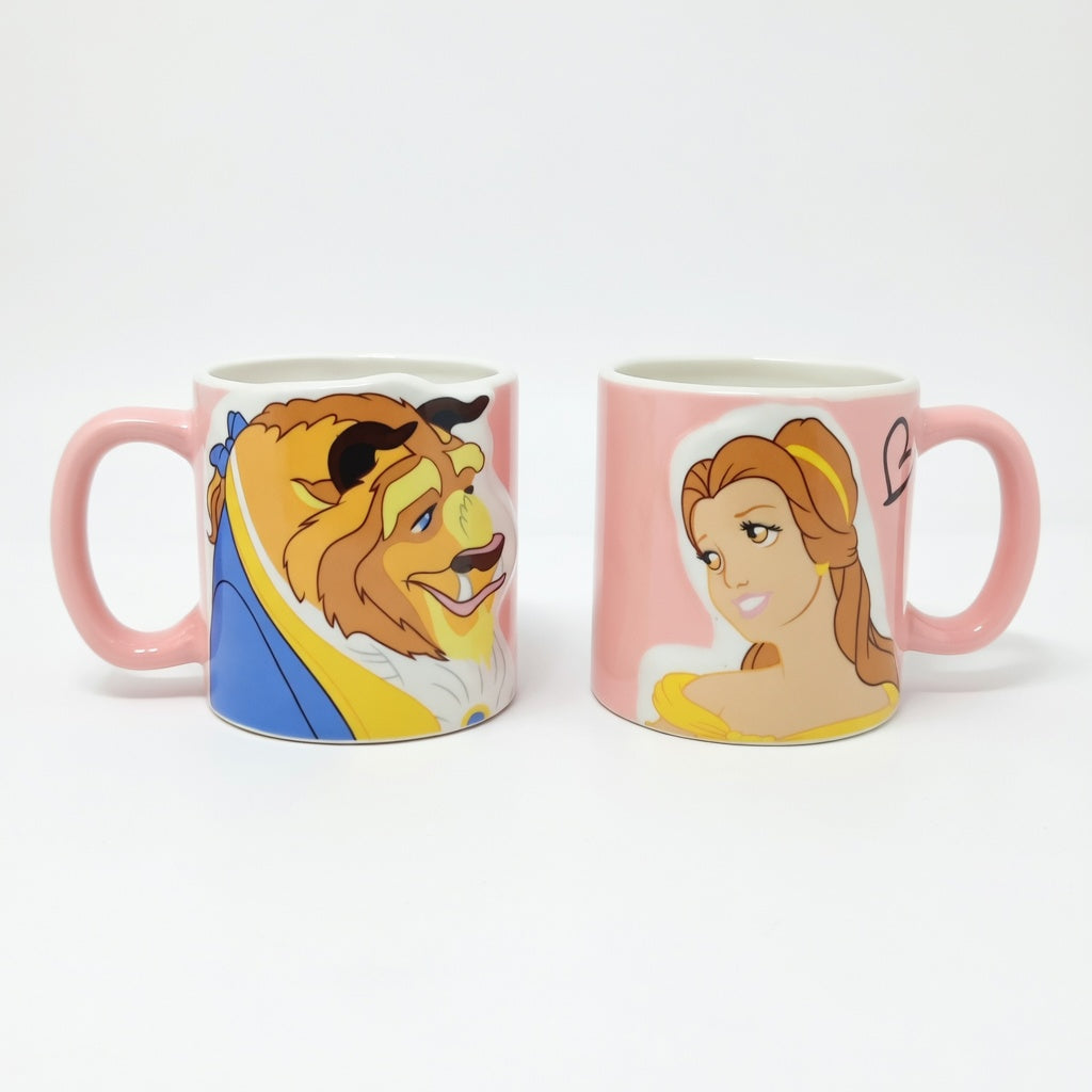 Beauty & The Beast — Pink Mug for Couples 🩷✨