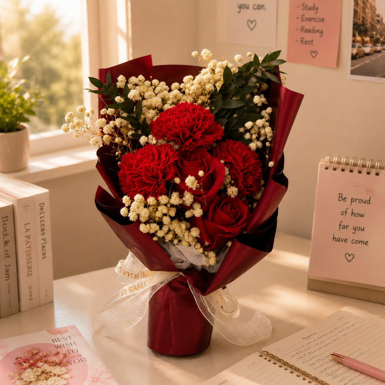 Crimson Romance Luxury Bloom Box 🌹🖤