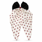 Cherry Babe Clip-On Bow by Givana in four vibrant colors, featuring a playful cherry design on a stylish hair accessory.