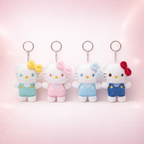 Colorful Kitty Cutie keychain by Givana featuring a cute cat design in four vibrant colors.