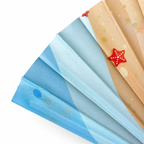 Aesthetic Folding Hand Fan – Available in Different Designs ✨🩷