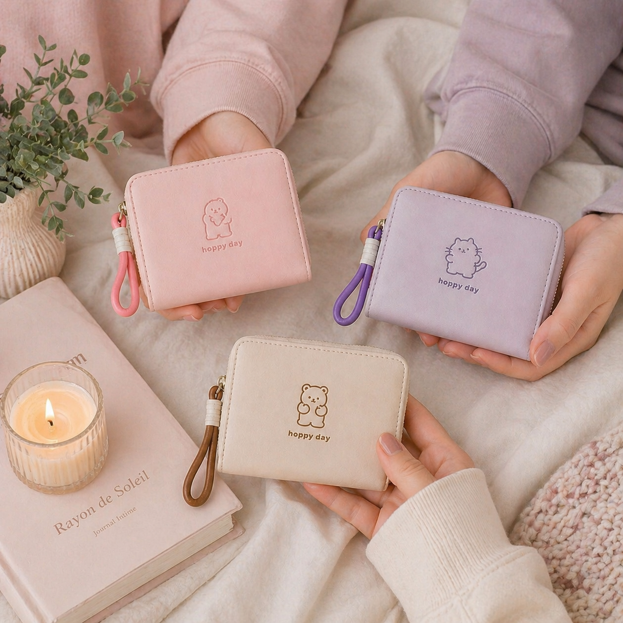Happy Day Mini Wallet 💕— Available in 6 Colors ✨