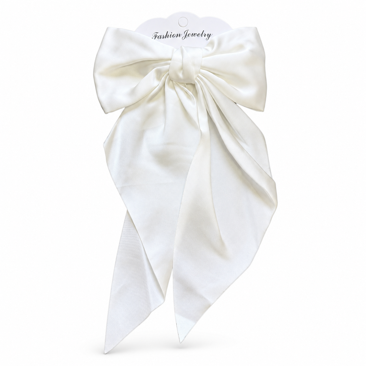 Oversized Satin Bow Hair Clip