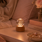 Fall in Love Moon Glow – Crystal Lamp 🌙💖