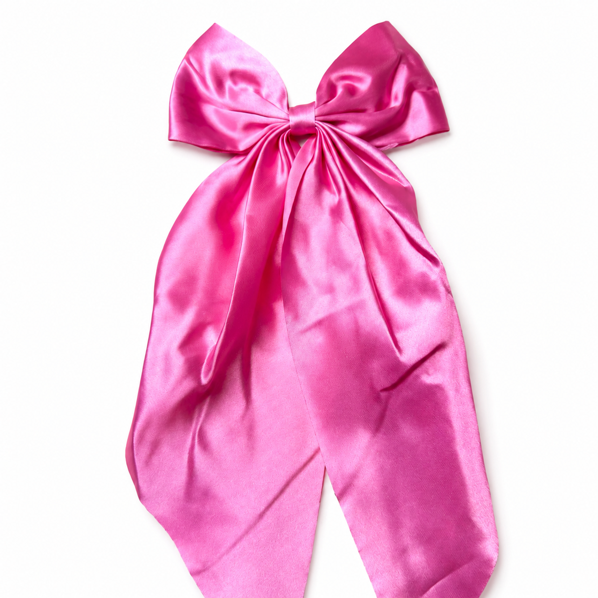 Long Satin Bow Hair Clip 🎀✨