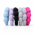 Givana Puffy Spa Skincare Headband in soft, plush fabric, designed to keep hair away from the face during skincare routines.
