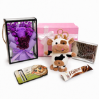 Cow & purple flower - 5 Gifts Eid Al-Adha Box 💜🪻