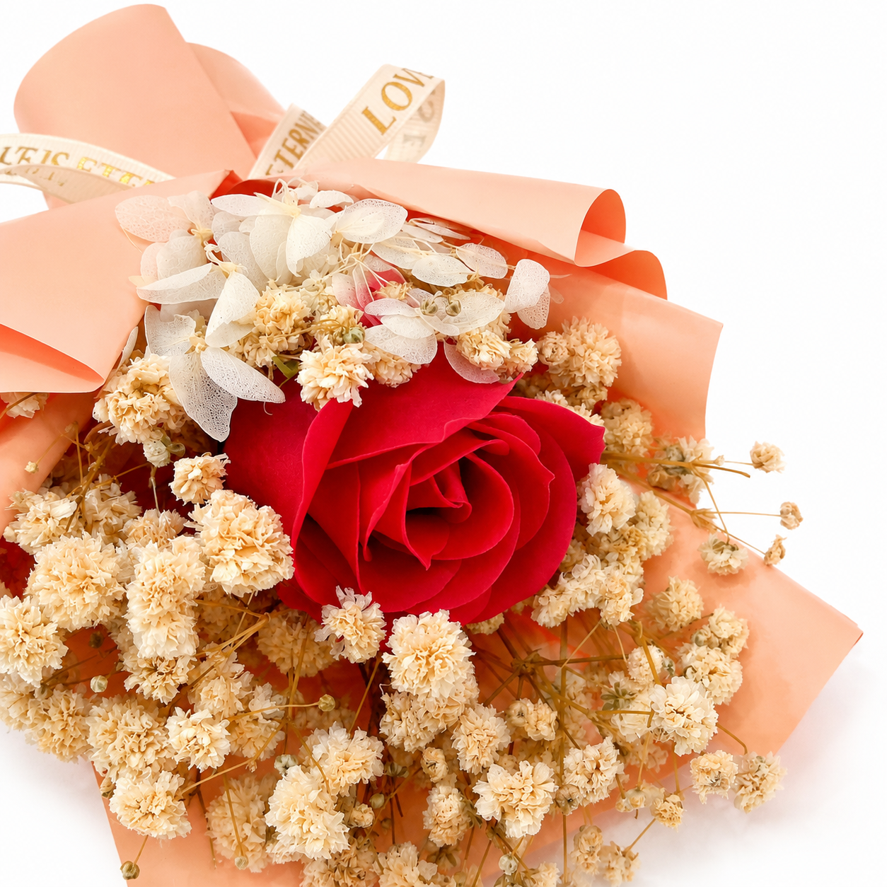 Mini Peach Red Luxury Bloom Box🌹