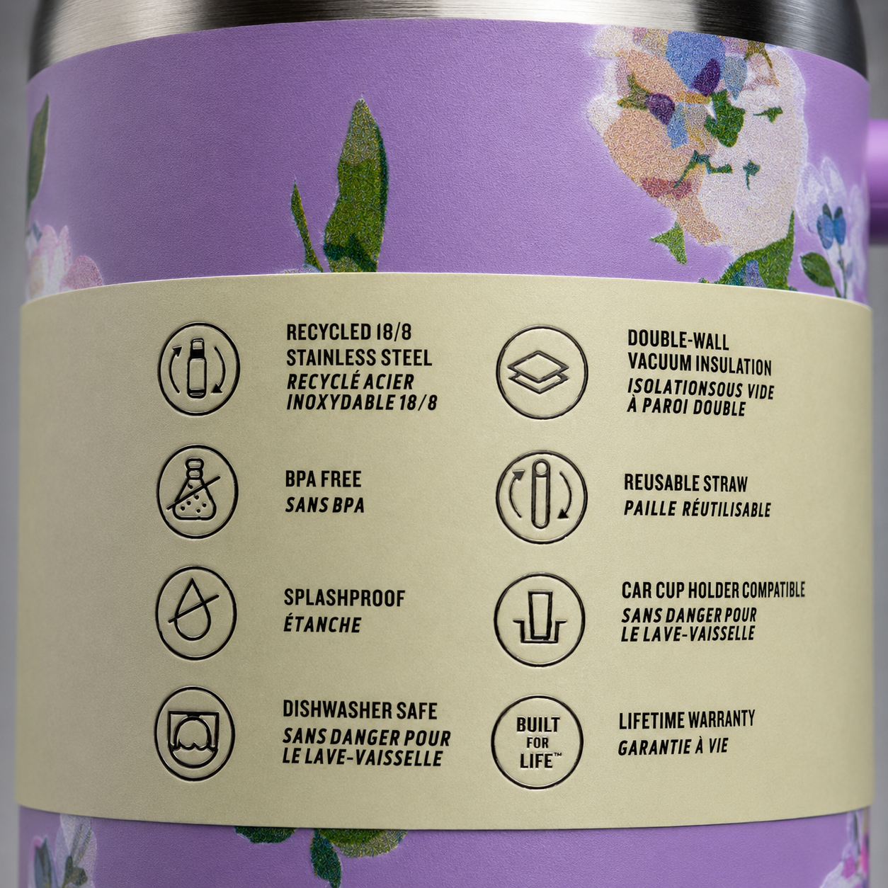 Floral Stanley Tumbler – Available in 3 Designs 🌸✨