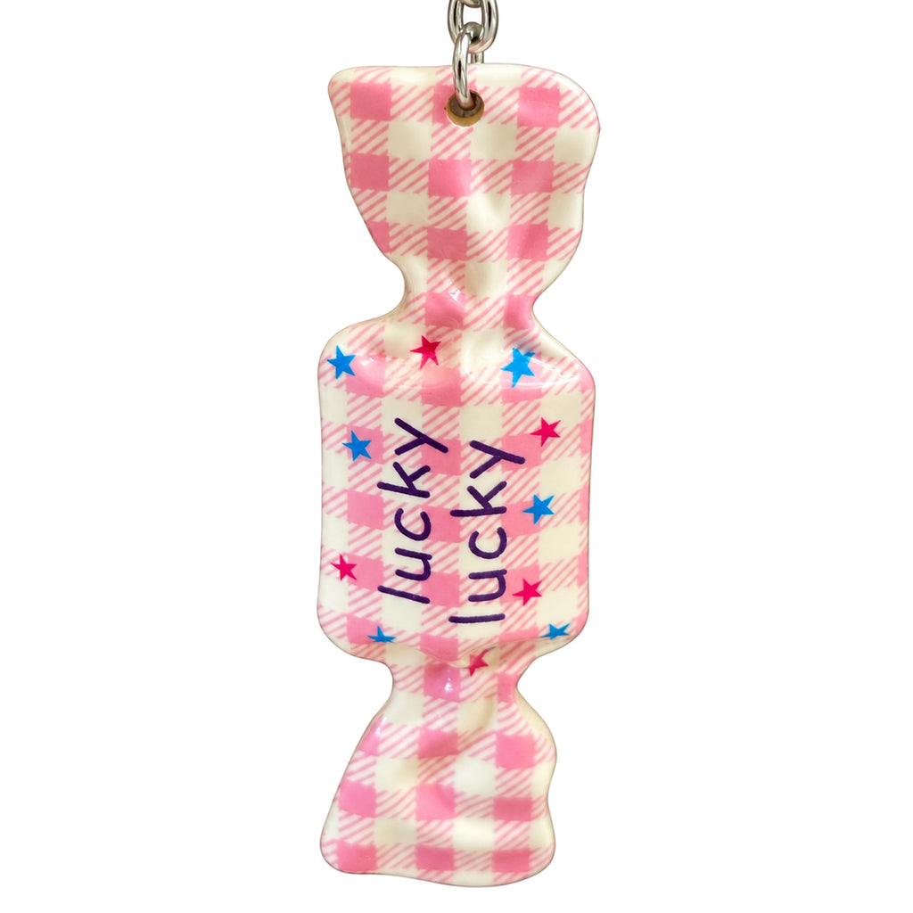 Barbie Girl Pink Plush Heart Bag Charm & Keychain