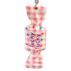Barbie Girl Pink Plush Heart Bag Charm & Keychain