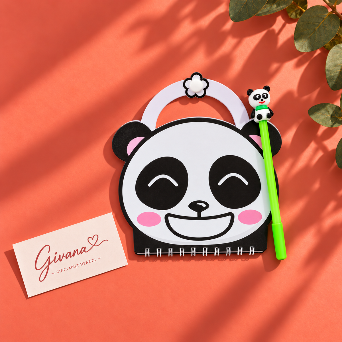 Cute Panda Notebook & Pen Set