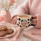 Moo Mood Mug 🖤— SHEIN Aesthetic✨