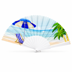 Aesthetic Folding Hand Fan – Available in Different Designs ✨🩷