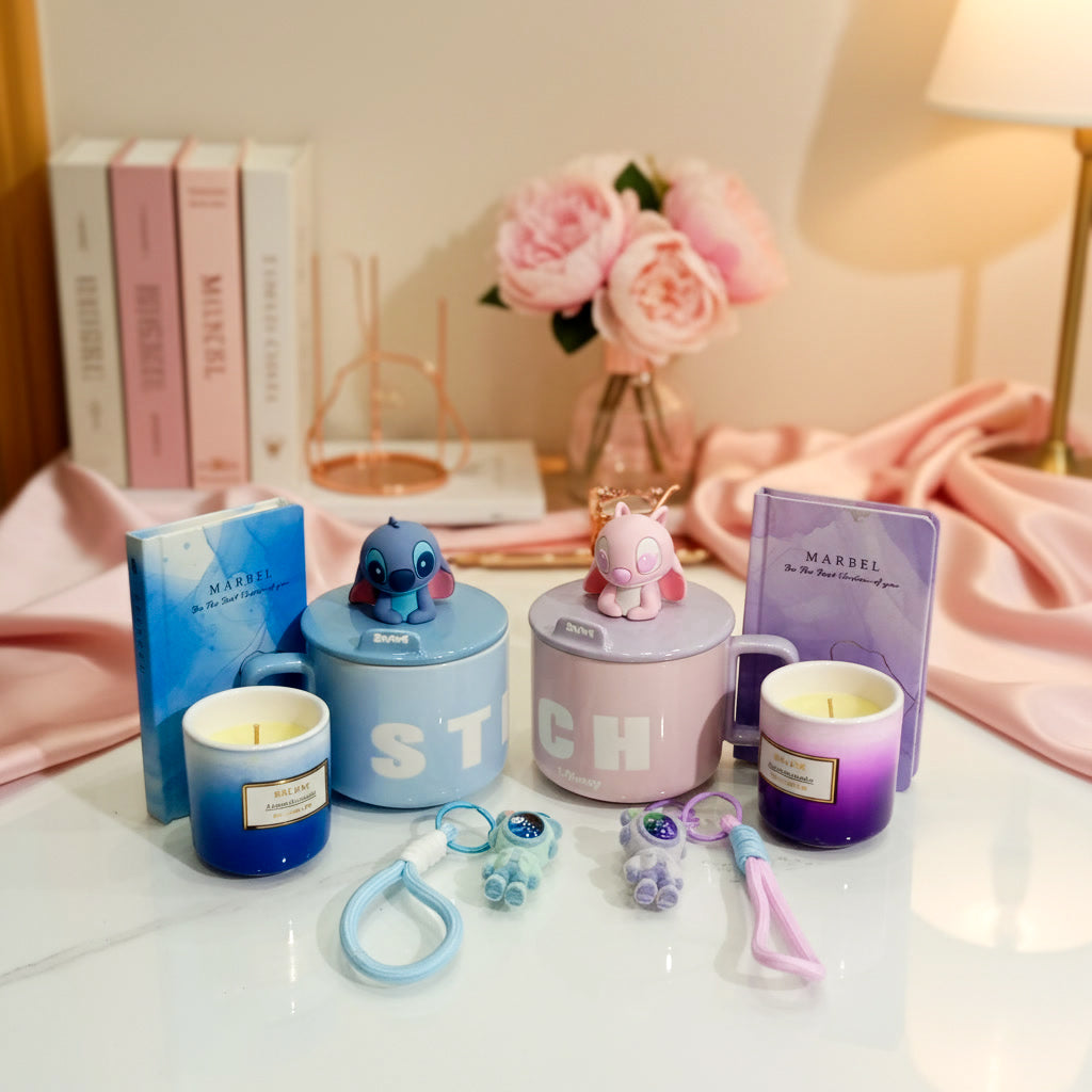 Original Disney Stitch & Angel luxury Bundle – 8 Gifts 💕✨