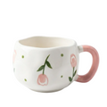 Givana SHEIN Mug with a white ceramic surface and a simple, sleek design, perfect for coffee or tea.