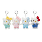 Givana Hello Kitty plush keychain featuring a soft, cute plush toy with a pink bow, perfect for keys or bags.