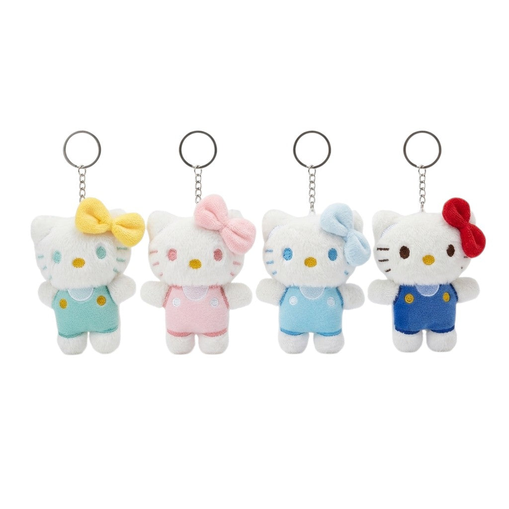 Givana Hello Kitty plush keychain featuring a soft, cute plush toy with a pink bow, perfect for keys or bags.
