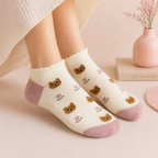 Givana Cutie Vibes Socks in five playful designs, featuring colorful patterns and fun details for a stylish, cozy look.
