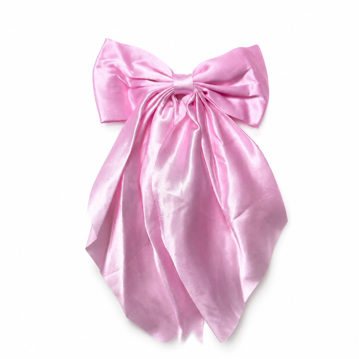 Long Satin Bow Hair Clip 🎀✨