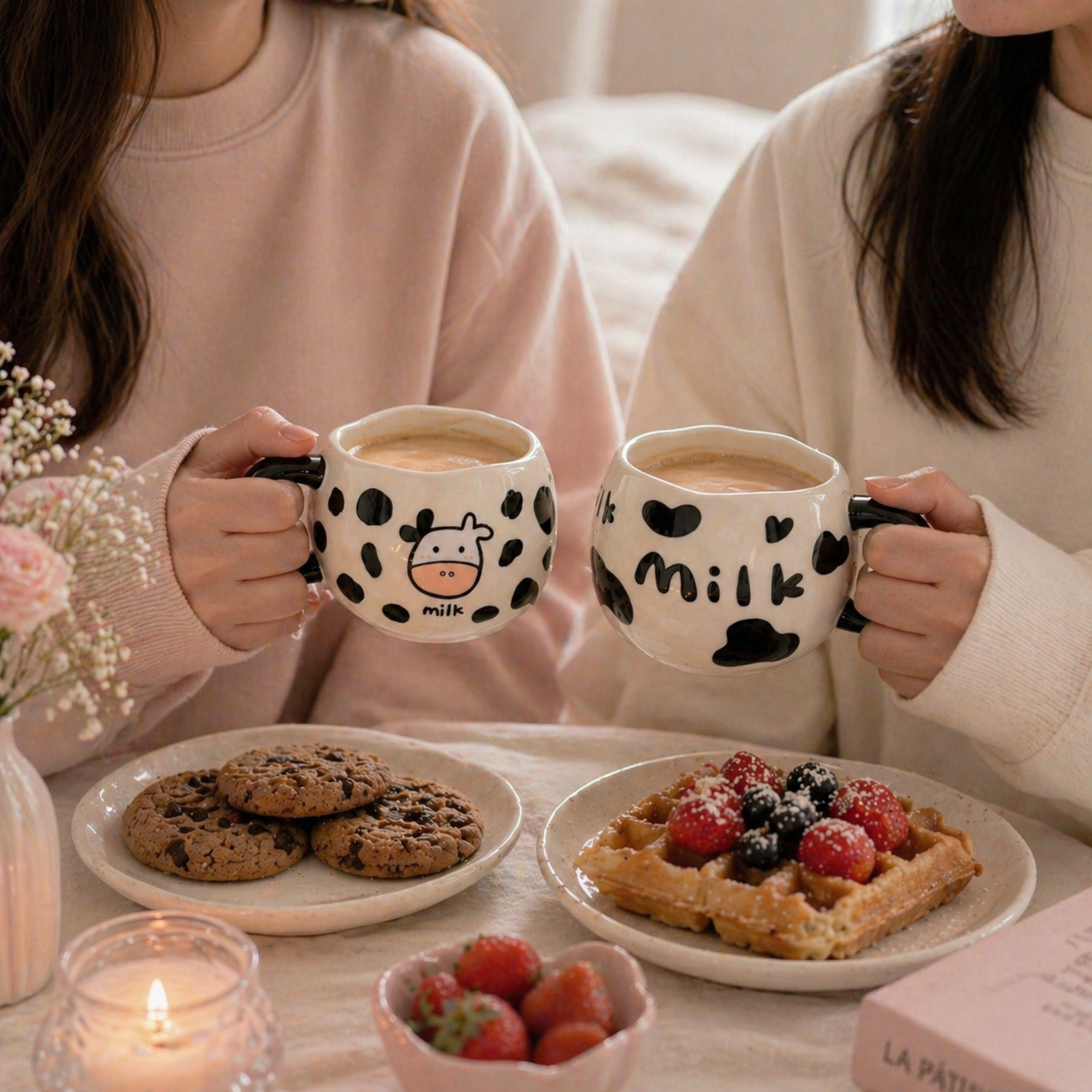 Moo Mood Mug 🖤— SHEIN Aesthetic✨
