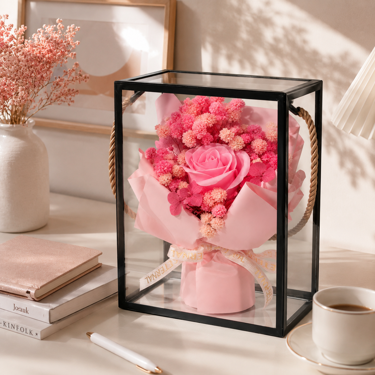 Mini Blush Pink Luxury Bloom Box 🌷