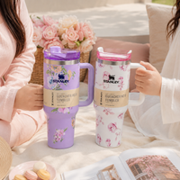 Floral Stanley Tumbler – Available in 3 Designs 🌸✨
