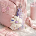 Lavender Coquette Charm Keychain ✨💜