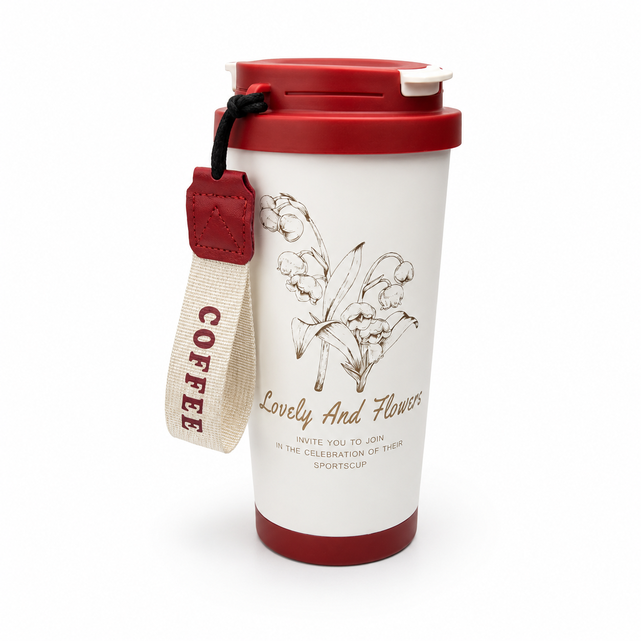 Luxe Floral Thermal Mug — Available in 3 Colors ✨