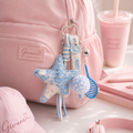 Ocean Vibes Starfish Charm Keychain ✨🩵