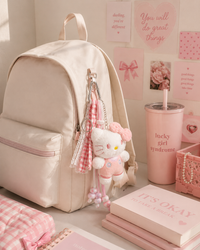 Hello Kitty Coquette Charm Keychain 🌷