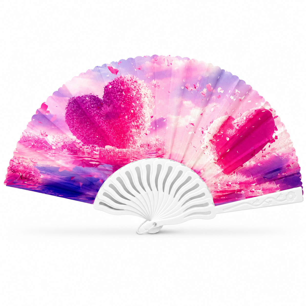 Aesthetic Folding Hand Fan – Available in Different Designs ✨🩷