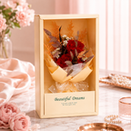 Cream Red Luxury Bloom Box🍂♥️