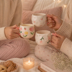 Givana SHEIN Mug from the Multi Designs Collection featuring colorful, artistic patterns on a ceramic coffee mug.