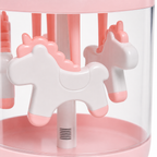 Bunny Dream Carousel Diffuser – Rotating Aroma Lamp 🎠✨